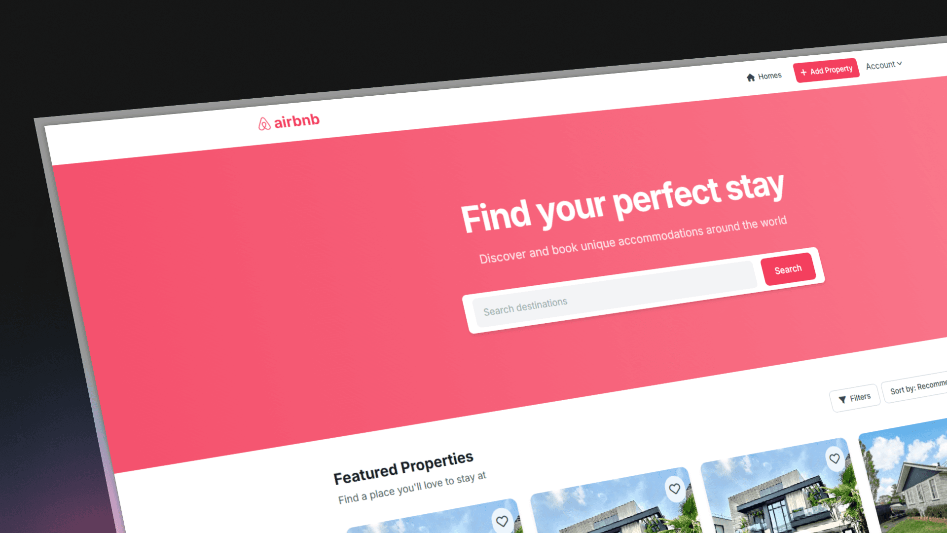 Airbnb Clone - Full Stack Booking Platform